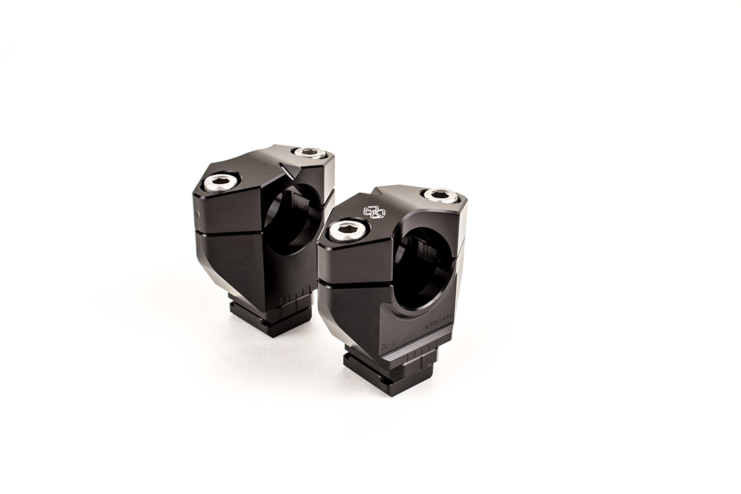 GILLES 2DGT adjustable handlebar clamps black