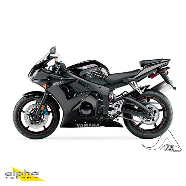 Stompgrip clear, Volcano, for Yamaha YZF-R6, 2003-2005