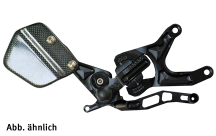 GILLES VCR footrest Rearsets for Ducati 1199 Panigale H8, from 2013-