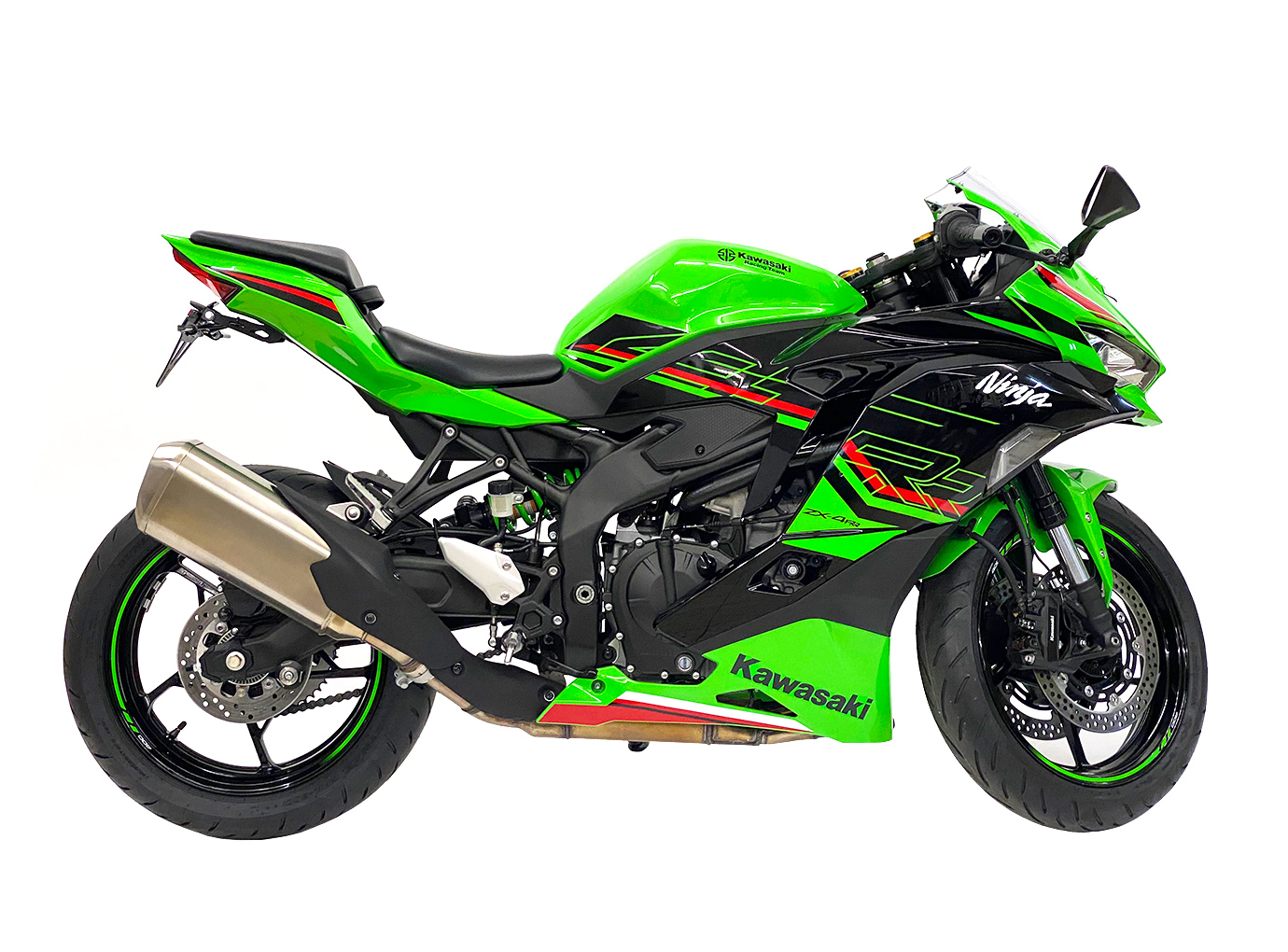 alpha Technik Licence Plate Holder for Kawasaki Ninja ZX4-R / ZX-4RR, model year 2024-