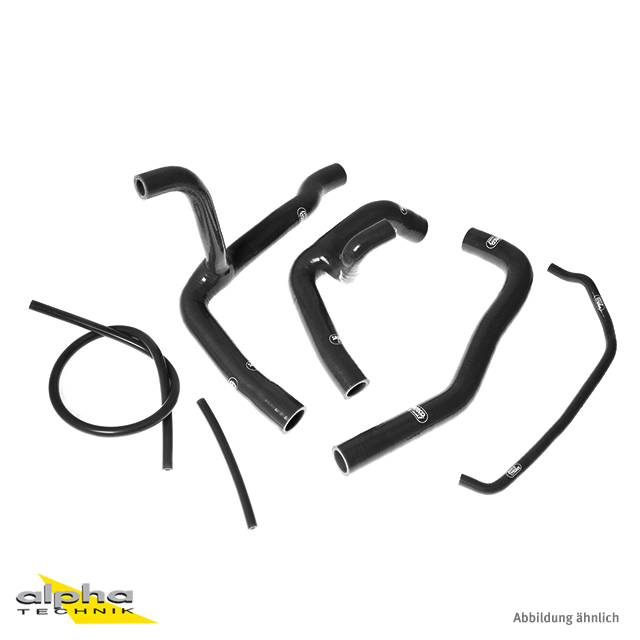 SAMCO SPORT Silicone Hose Kit Racing Hose Kit black for Yamaha YZF-R6 Model Year 2006-2024