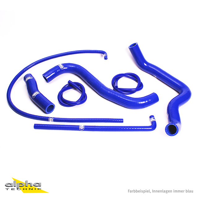 SAMCO SPORT Silicone Hose Kit blue for Suzuki GSXR1000 Model Year 2007-2008