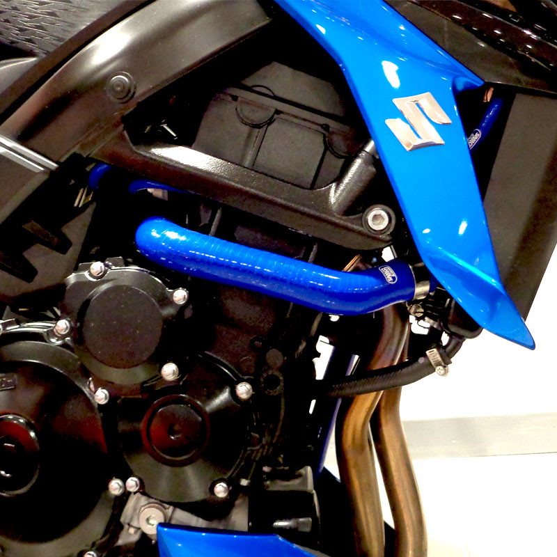 SAMCO SPORT Silicone Hose Kit Blue for Suzuki GSX-S 750Z Model Year 2017-2024