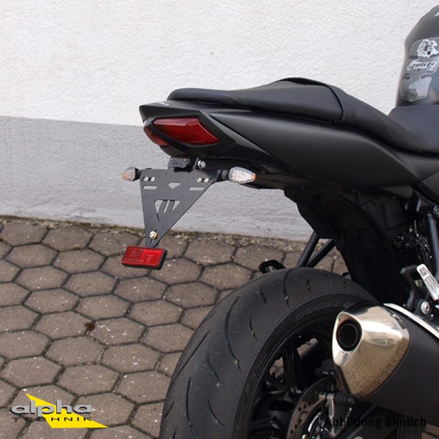 alpha Technik Number Plate Holder Suzuki SV650, Type WCX0, WCX1, Model Year 2016-