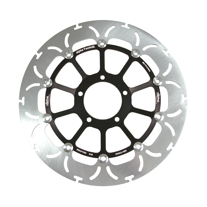 alpha Technik brake disc Omega-Design ABD33, front for Yamaha FZ1 / Fazer, VMax, YFZ-R1