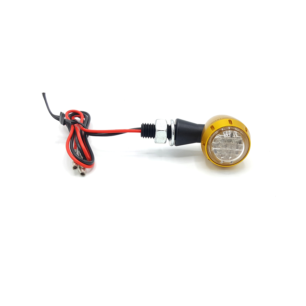 Barracuda flasher light, turn signal S-LED B-LUX gold