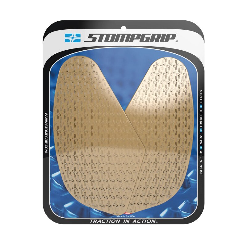 Stompgrip fuel tank Pad Clear, Icon, Streetbike fuel tank Kit for Yamaha Tracer 9 GT, 2024-2025