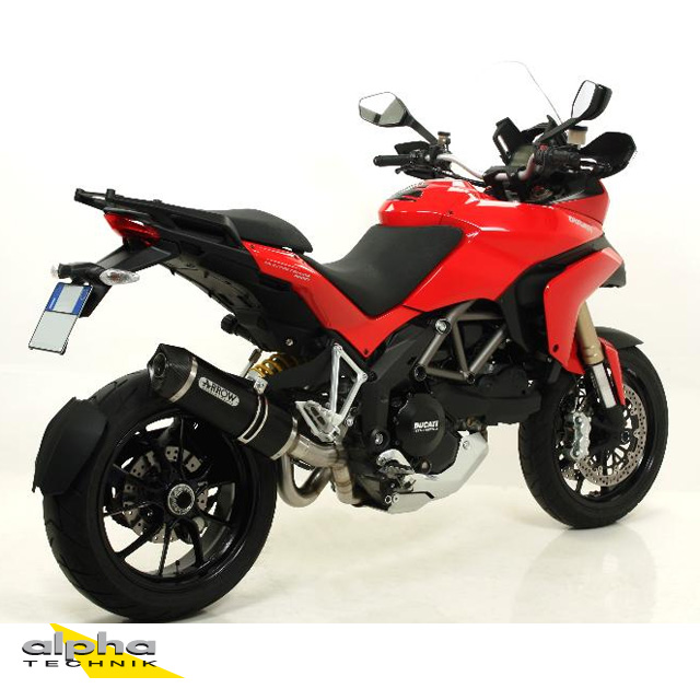 ARROW RACE TECH Exhaust for Ducati Multistrada 1200 / Diavel / Monster 1200 / Monster 821, Black Aluminium