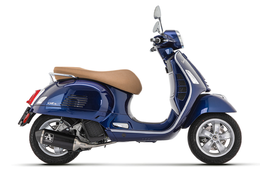 ARROW DARK URBAN Exhaust for Piaggio Vespa GTS 125 i.e. Model Year 2021-