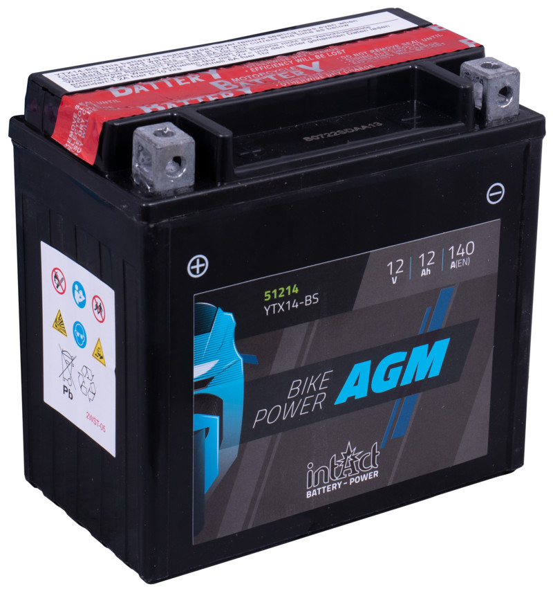 Intact AGM Battery YTX14-BS
