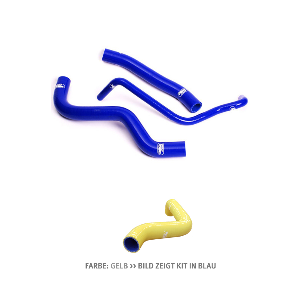 SAMCO SPORT Silicone Hose Kit, yellow, for Honda CB600F Hornet Model Year 1998-2006