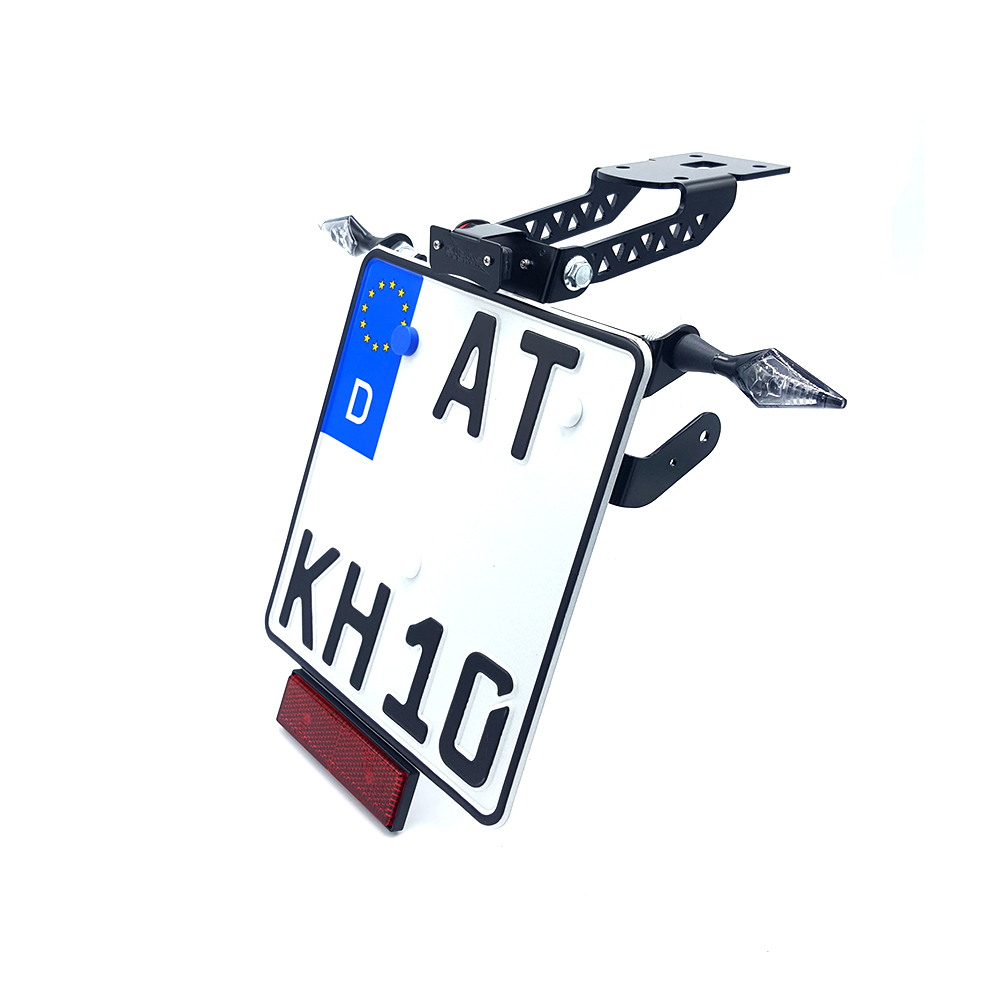 alpha Technik Number Plate Holder for Kawasaki ZX-6R; Type ZX636G; Model Year 2019-