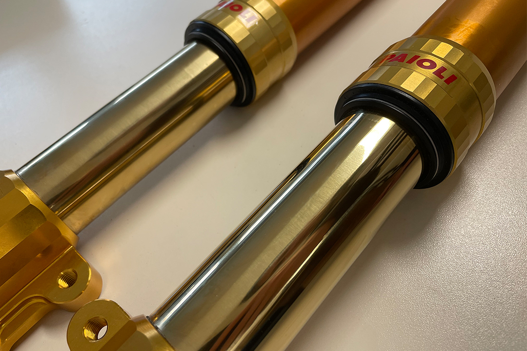 alpha Technik PAIOLI fork tube Superbike SB8 USD gold