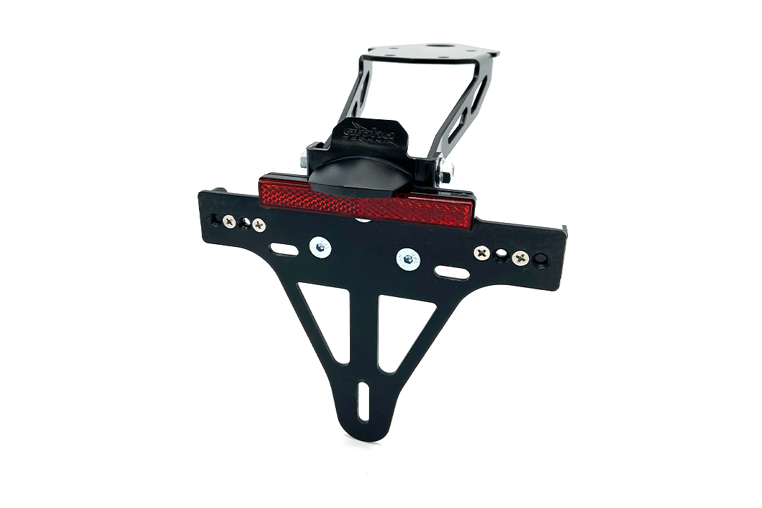 alpha Technik License Plate Holder for Kawasaki Ninja ZX-10R from model year 2022-