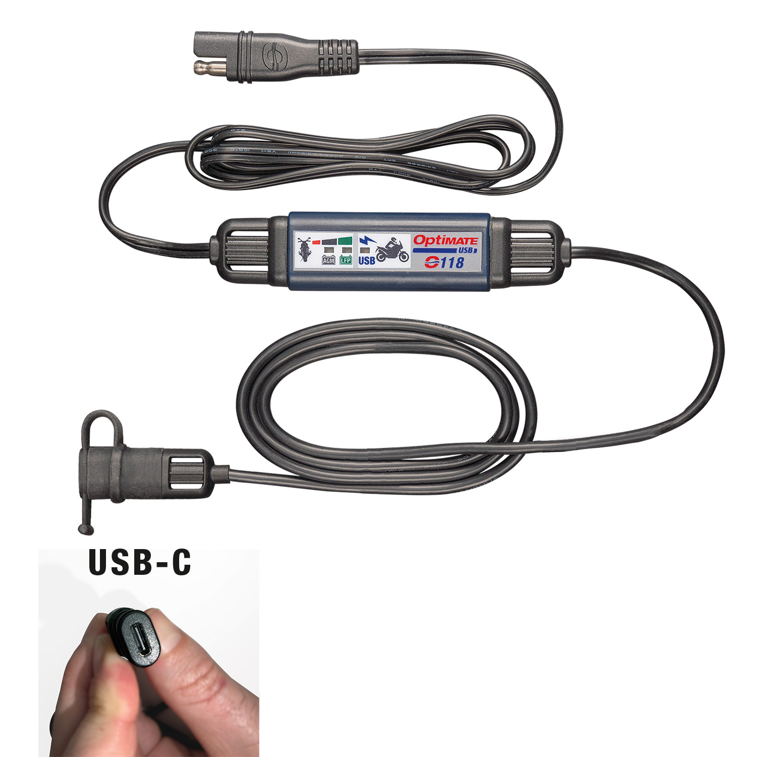 O-118 OPTIMATE USB-C Charger SAE