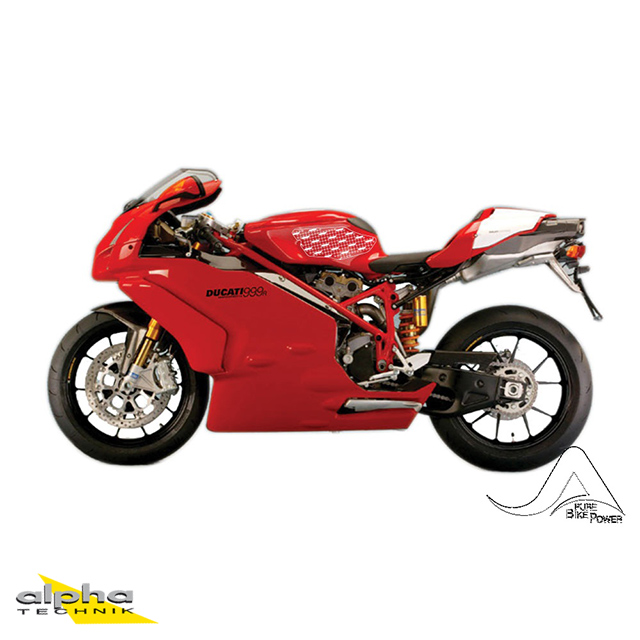 Stompgrip black, Volcano, for Ducati 749/R/S 999/S, 2003-06