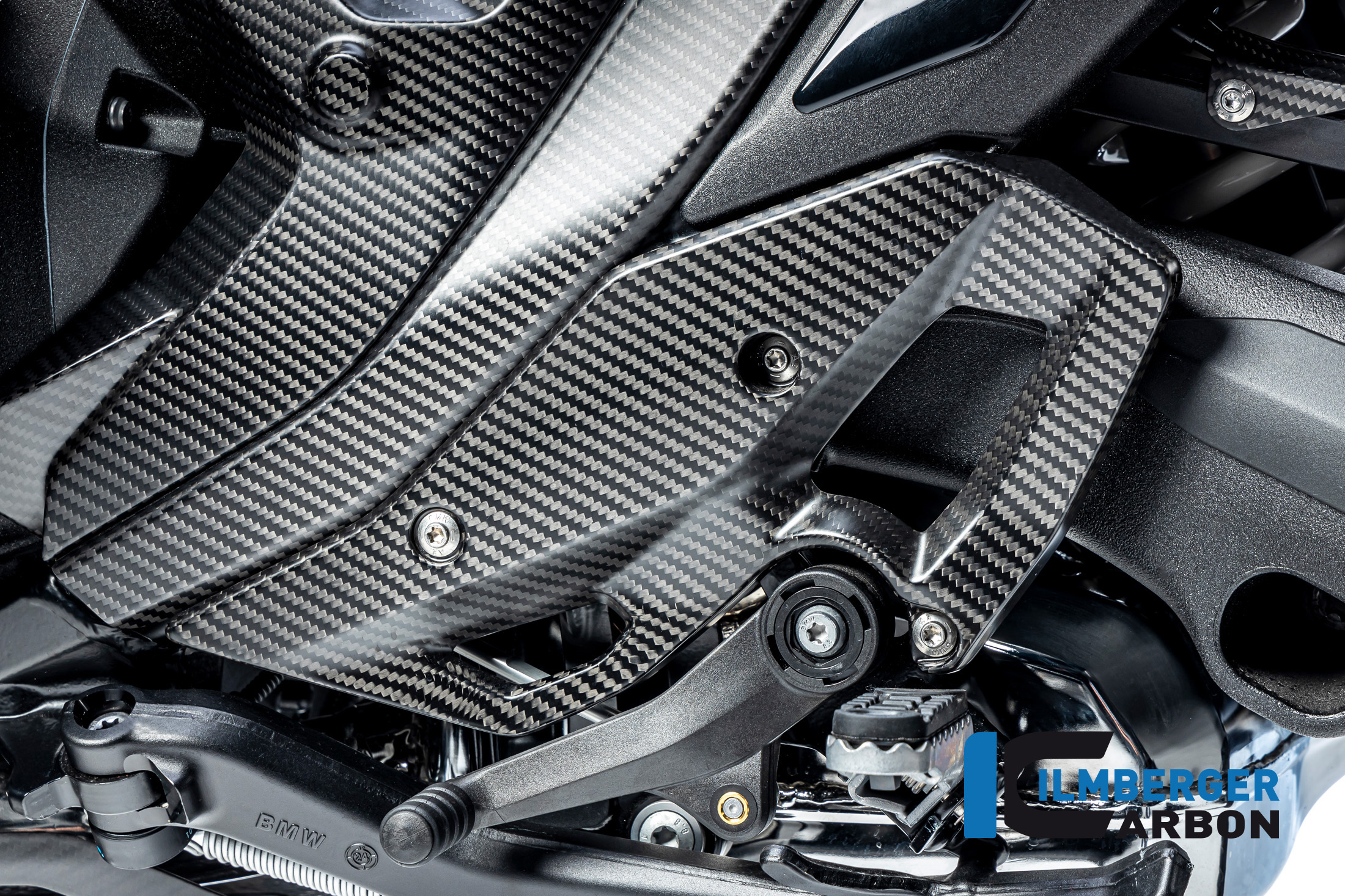 Ilmberger Carbon Heel Guard left side L/S, matt, BMW R1300GS 2023-