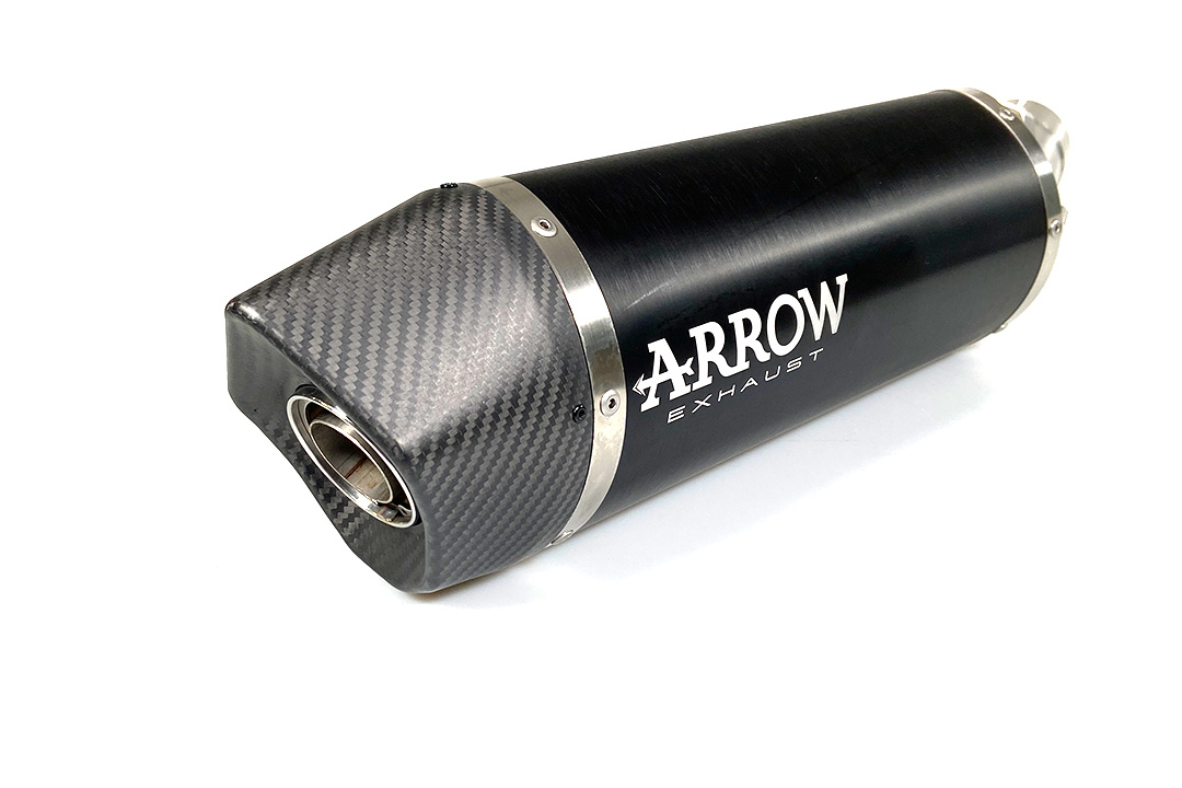 ARROW MAXI RACE TECH exhaust for BMW R1200R / R1200RS 2015-16 in black aluminium