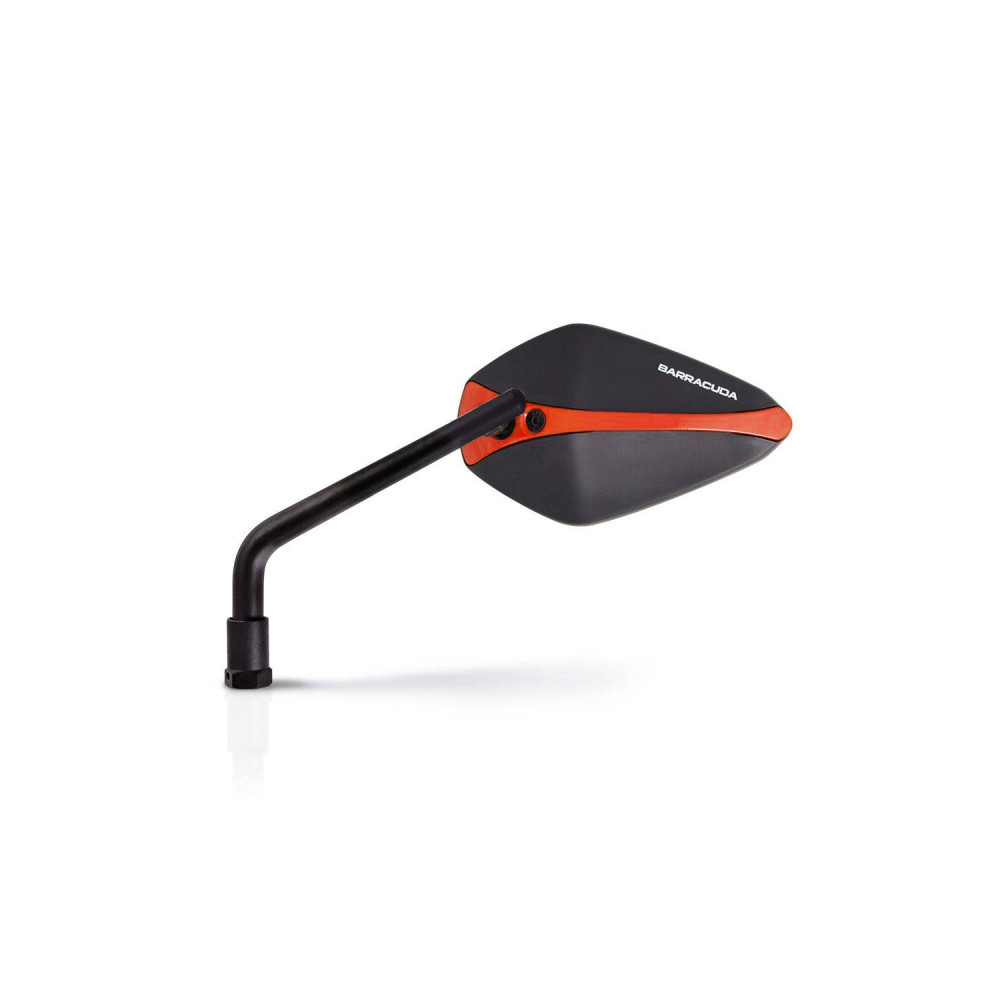 Barracuda Aluminium rear mirror Insert for A-Version Mirrors in Orange