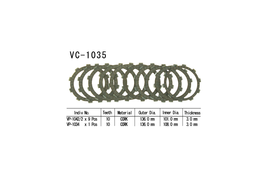 Vesrah clutch disc Kit Suzuki