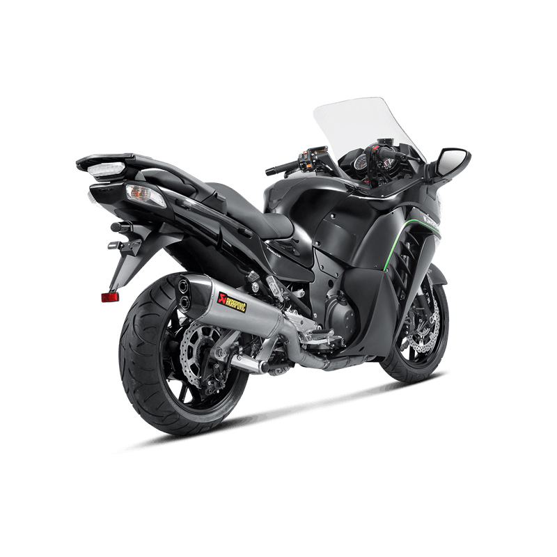 Akrapovic Slip-On Line (Titanium) silencer for Kawasaki 1400 GTR year 2008-2017