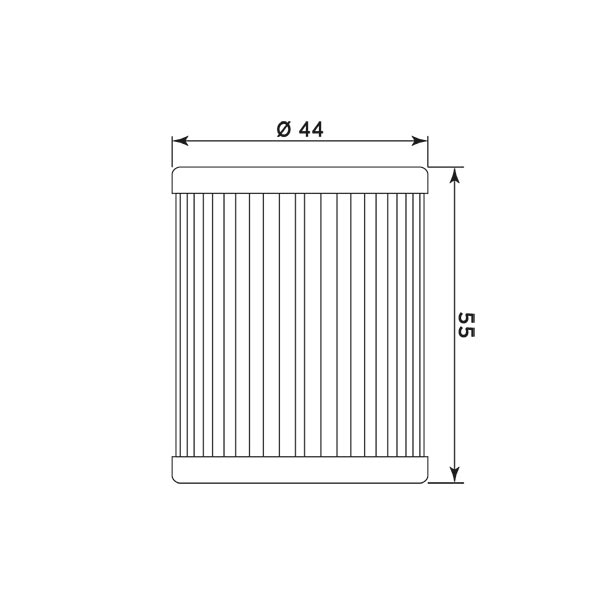 MIW oil filter Y4017 for various Suzuki and Yamaha models