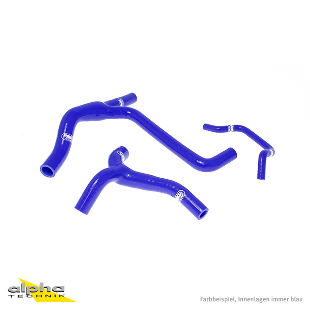 SAMCO SPORT Silicone Hose Kit, blue, for Kawasaki KX450F model year 2010-2011