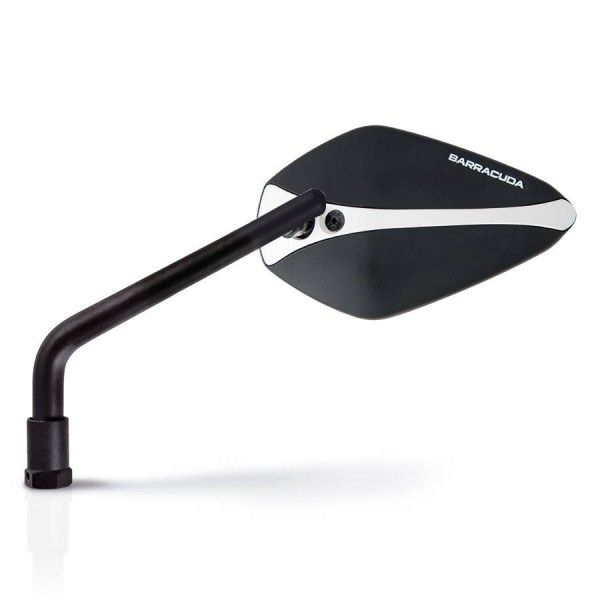Barracuda Aluminium rear mirror Insert for A-Version Mirrors in White