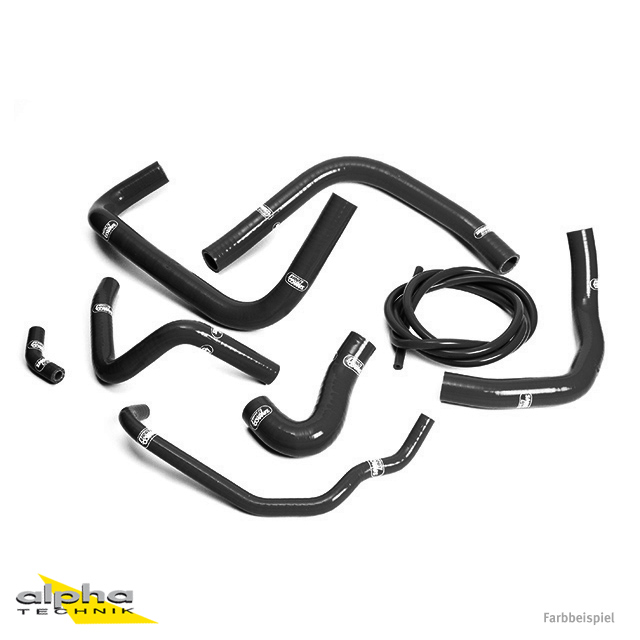 SAMCO SPORT Silicone Hose Kit black for Honda CBR900RR model year 1996-1997