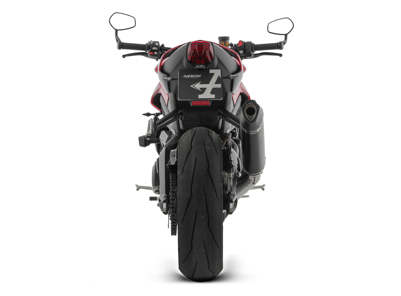 ARROW Full system with streetn approval for Triumph Street Triple 765 RS Model Year 2023-