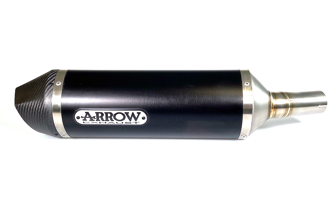 ARROW RACE TECH Exhaust for Kawasaki Ninja 400 / Z400 2018- in black aluminium