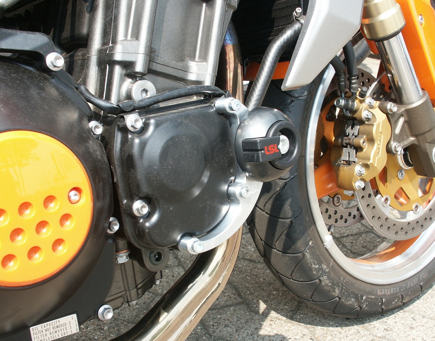 LSL Crash Pad Mounting Kit for Kawasaki Z750 2004-2006, Z1000 2003-2006