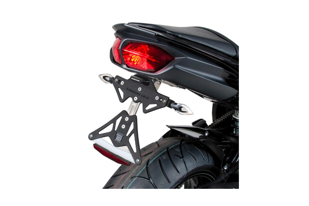 Barracuda License Plate Holder for Yamaha FZ8-N 2010-2016 and FZ1-N 2006-2016