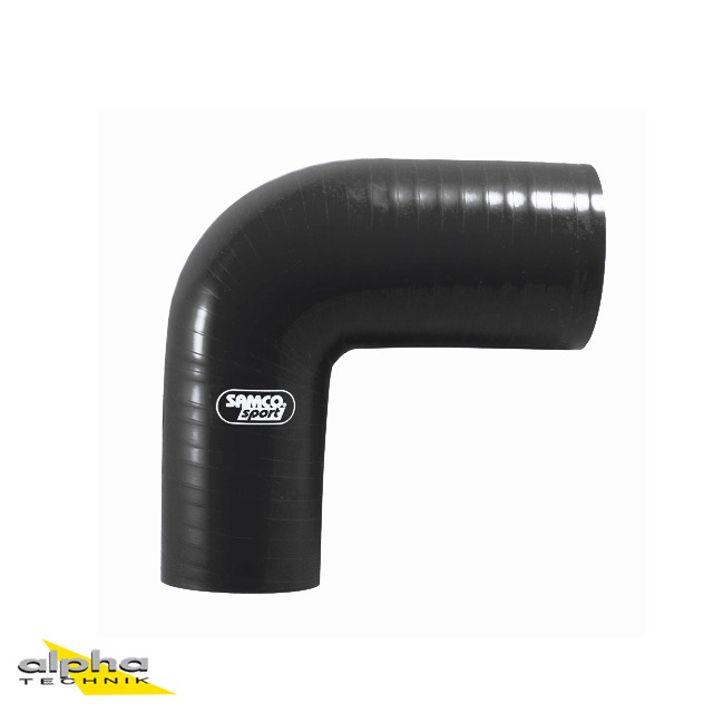 Samco Silicone Hose 90° Reducer 22-19mm Black