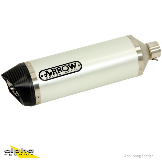 ARROW RACE-TECH Aluminium Silencer for Kawasaki Z750/S 2004-06