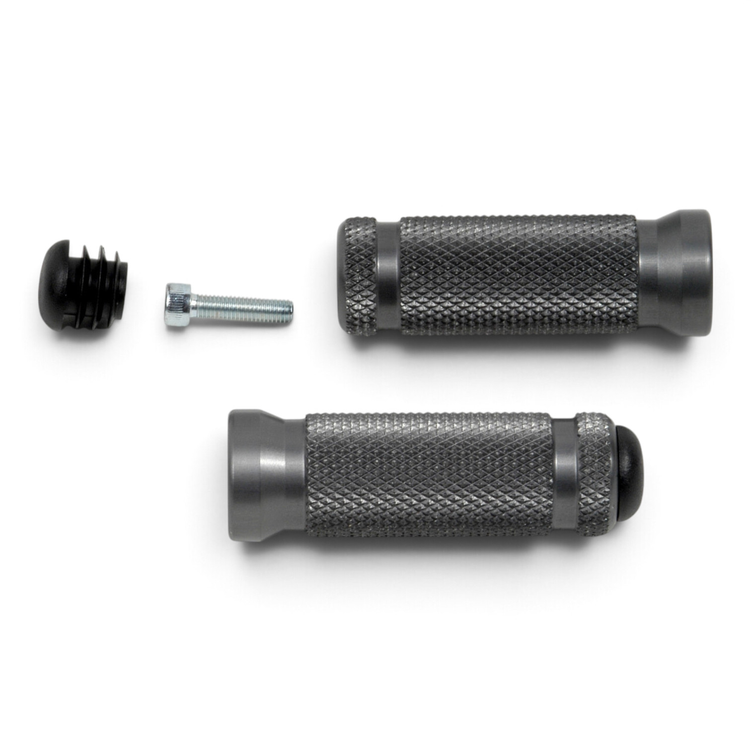 LSL Racing Footrests, Replacement Footrests, 72 mm Length, Titanium-coloured