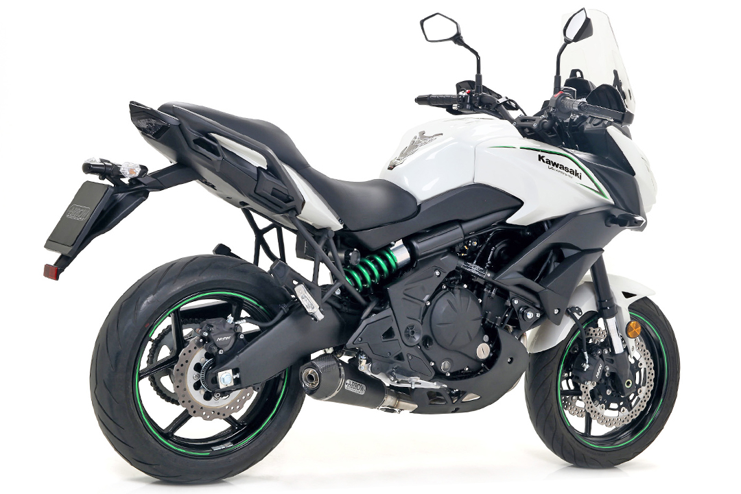 ARROW X-KONE exhaust for Kawasaki Z650 / Ninja 650 / Versys 650 2017-2020, stainless steel (only with ARROW manifold)