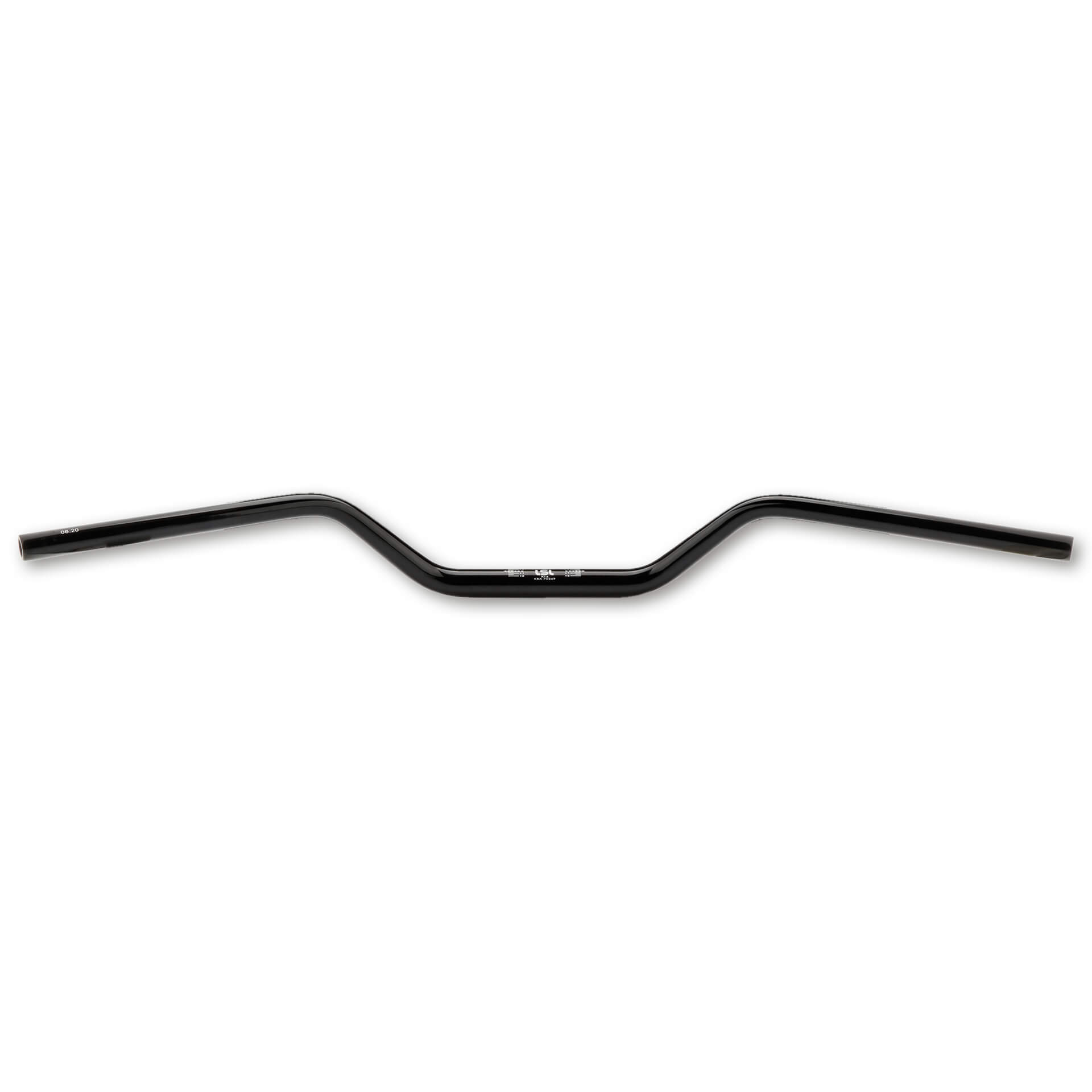 LSL X-Bar Aluminium-handlebar Flat Track X14, 1 1/8 inch, glossy black