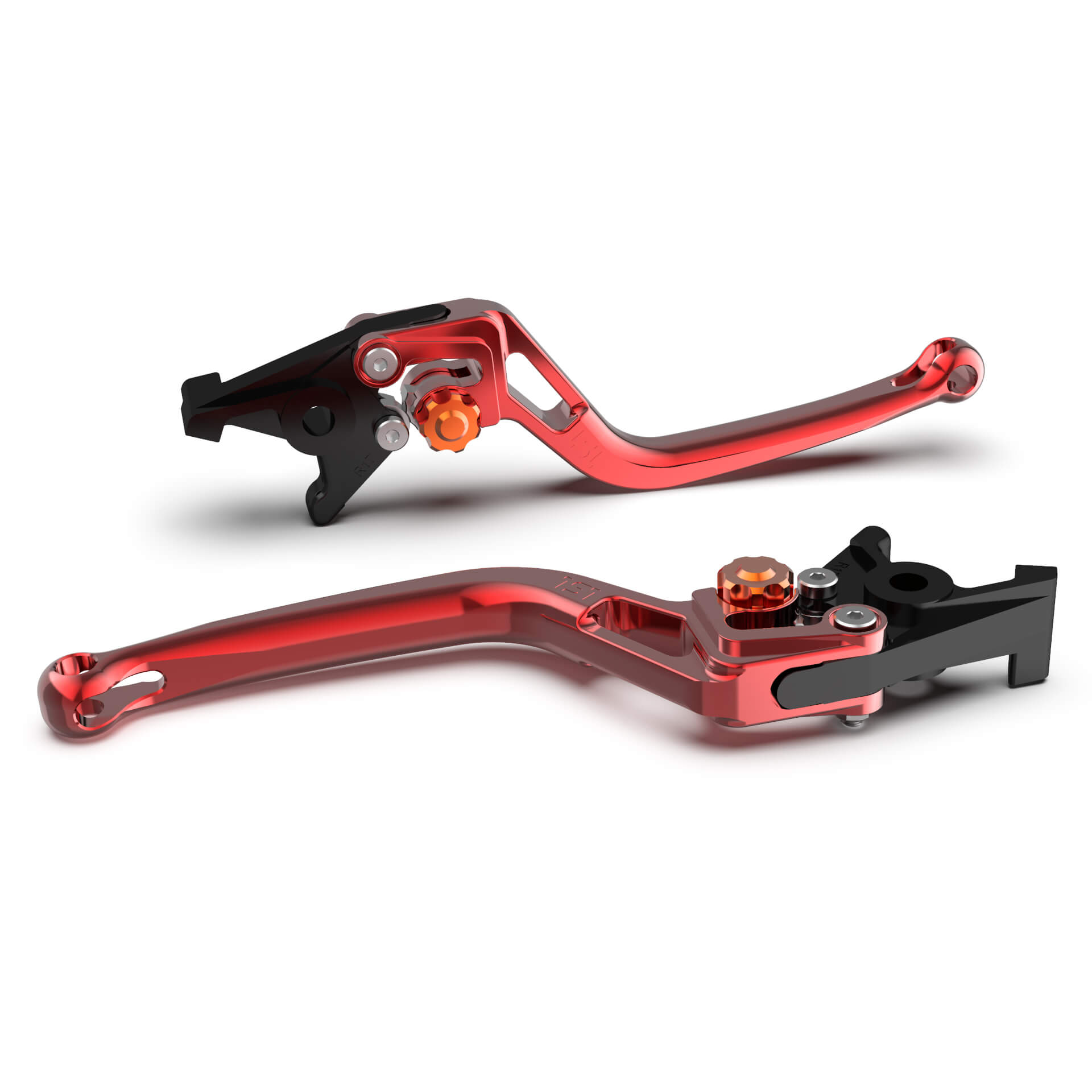 LSL Brake Lever BOW R50, red/orange