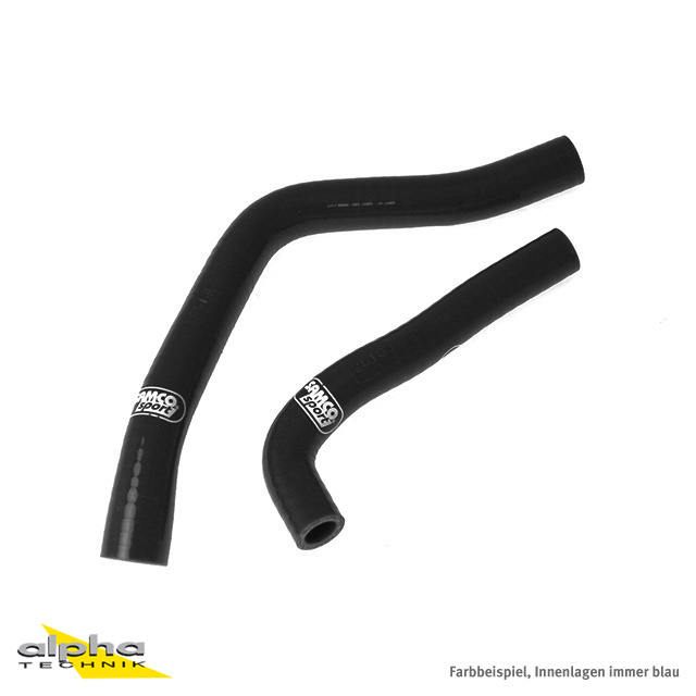 SAMCO SPORT Silicone Hose Kit, Black, for Yamaha DT125R X Model Year 2005-2010