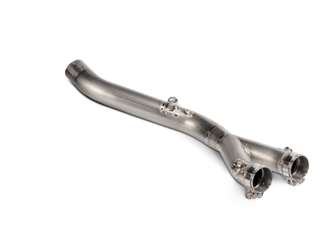 Akrapovic Optional Link Pipe (SS) exhaust system for Yamaha MT-10, FZ-10, 2022-2024