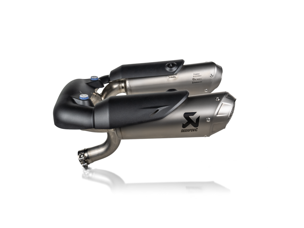 Akrapovic Slip-On Line (Titanium) Exhaust for Ducati Panigale V2, Streetfighter V2 Model Year 2025-