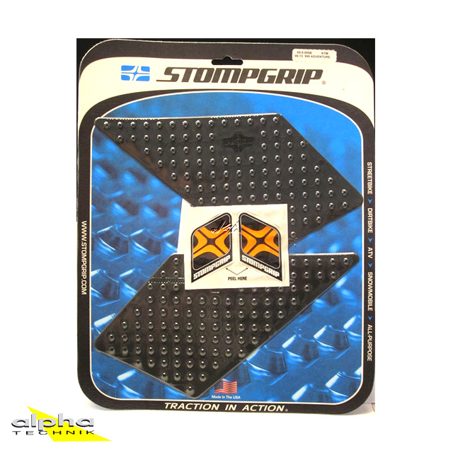Stompgrip black, Volcano, for BMW, F800GT, 2013-2018, R1200GS, 2013-2016, KTM, 950 LC8 Adventure, 2003-2006, 990 LC8 Adventure, 2006-2013