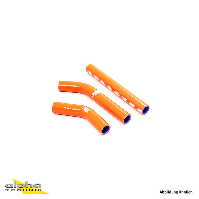 SAMCO SPORT Silicone Hose Kit thermostat Bypass Orange for KTM 250 EXC 250 XCW 300 EXC 300 XC-W Husaberg TE250 Model Year 2008-2012