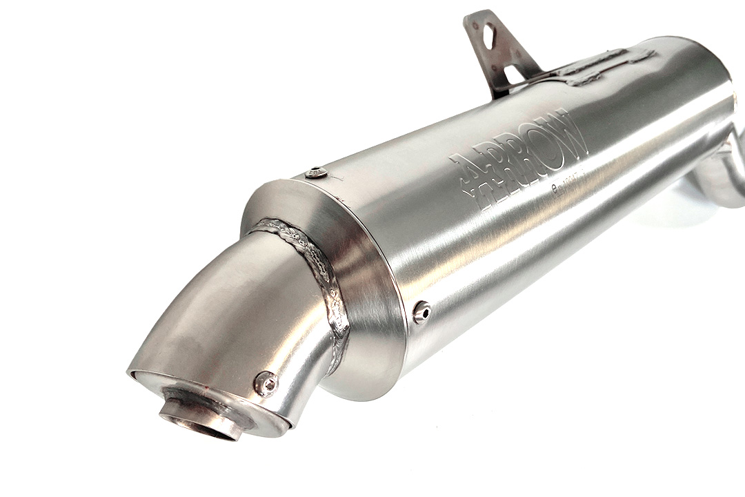 ARROW Exhaust PARIS-DAKAR for Yamaha TT600 / XT600 Tenere 1986-1992, Stainless Steel