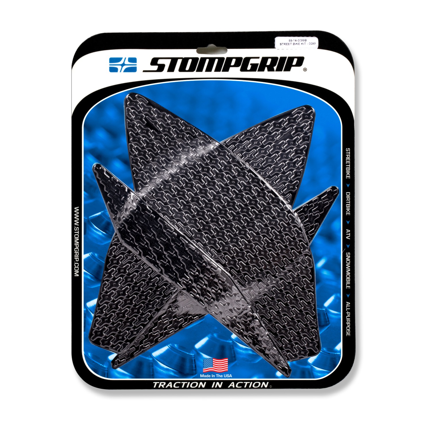Stompgrip Traction Pads black, for Yamaha YZF-R1 / M, 2015-22