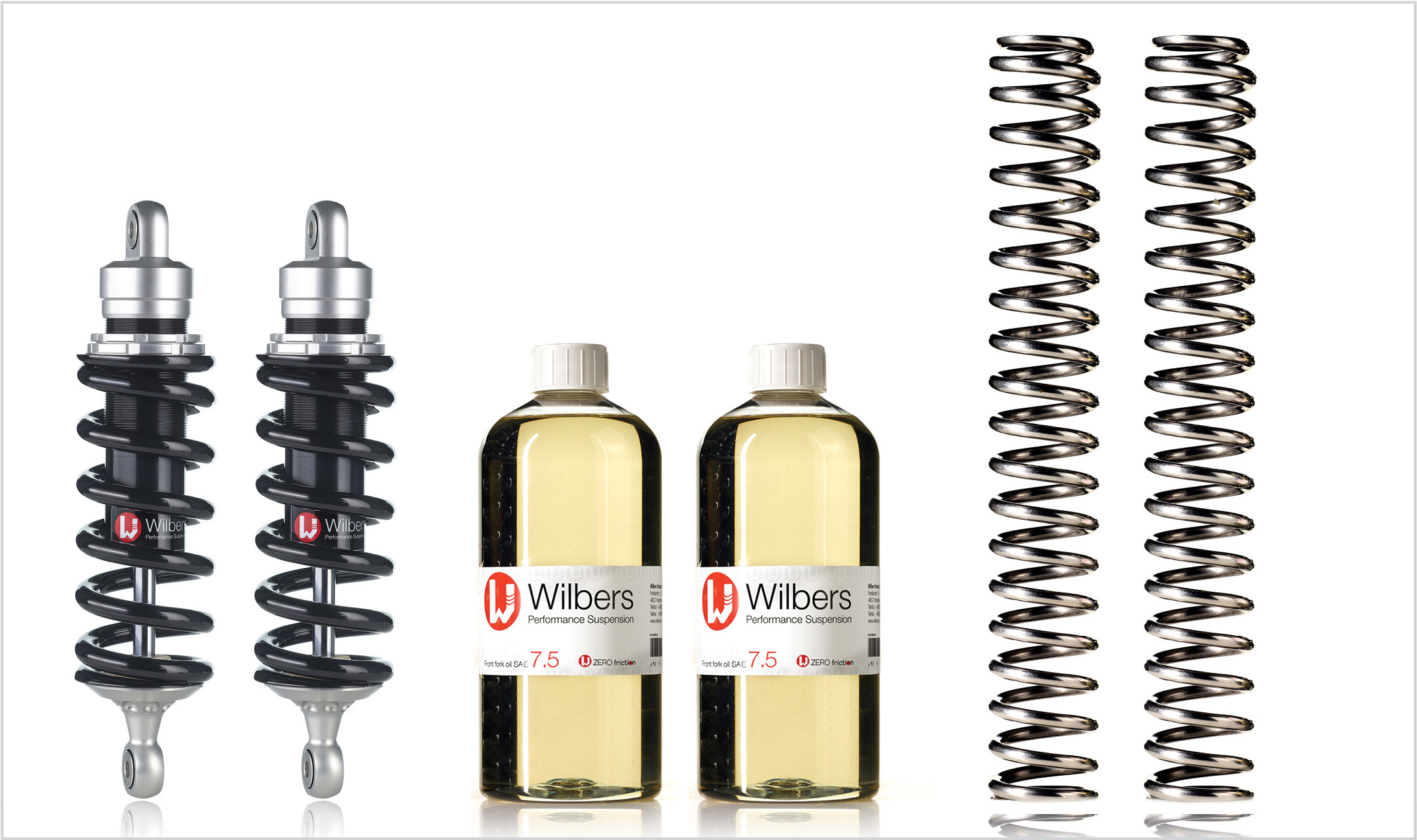 Wilbers shock absorber 540 Road for Harley-Davidson Tri Glide Ultra, 2017-2018