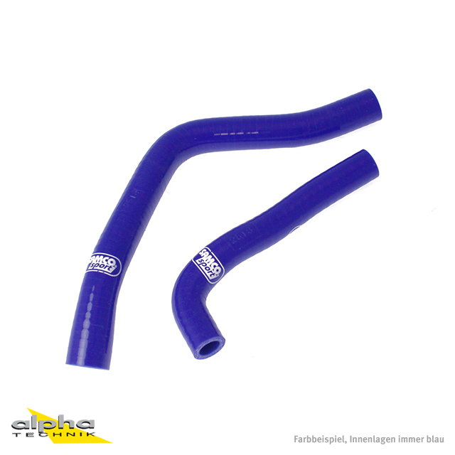 SAMCO SPORT Silicone Hose Kit Blue for Yamaha DT125R X Model Year 2005-2010