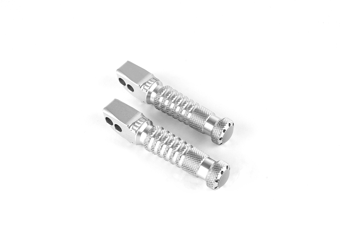 Gilles Sport Replacement Footrest Kit, Rider, Silver for BMW R nineT, F900R