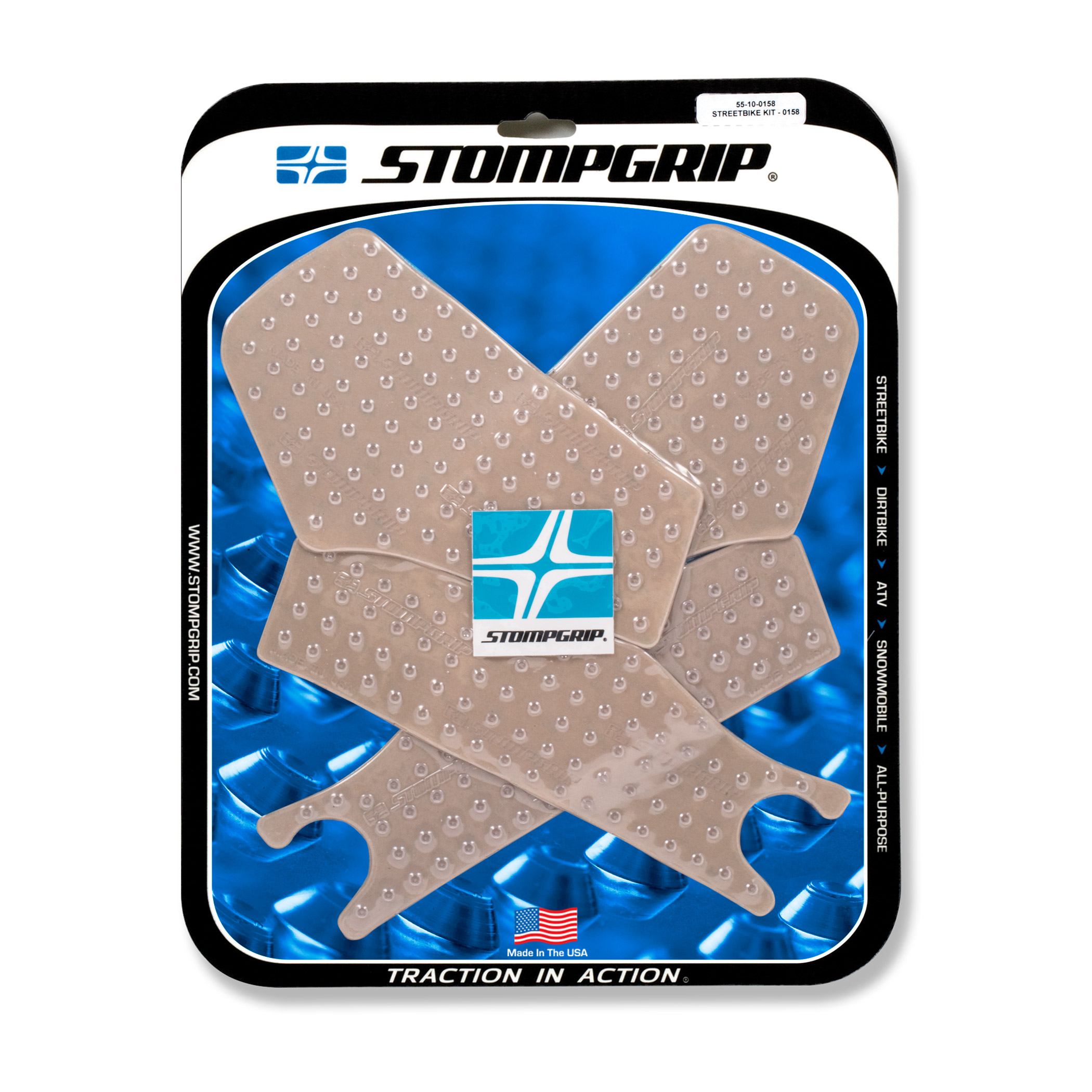 Stompgrip clear, Volcano, for Honda CRF250 Rally, 2017-2020